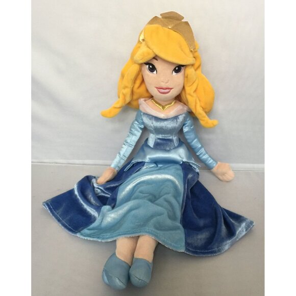 Disney Sleeping Beauty Blue Aurora Princess Plush Doll Soft Toy 21
